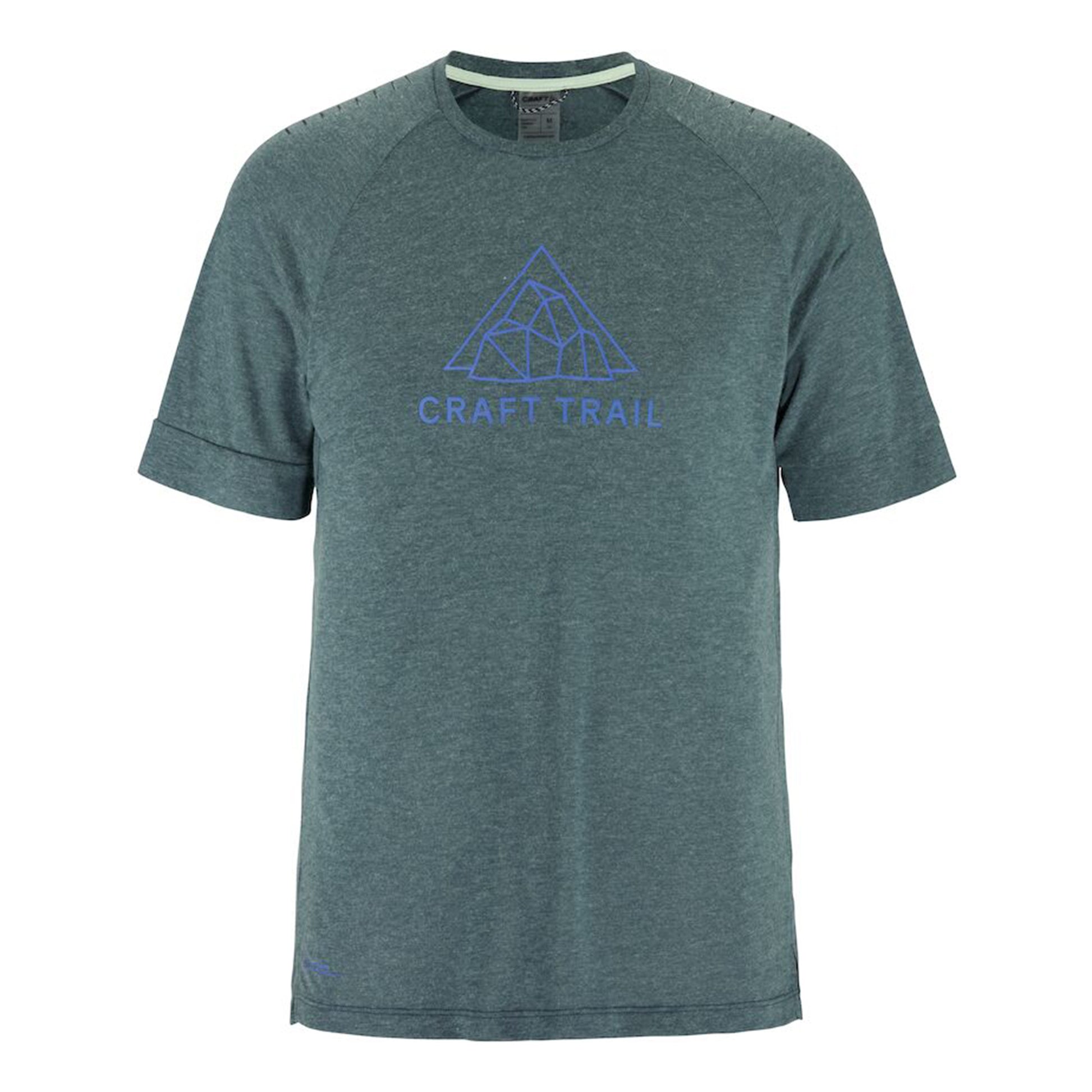 Craft Pro Trail Wool Camicia Da Corsa Uomini-Grigio-blu