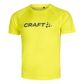 Core Essence Logo Camicia Da Corsa Uomini-Giallo