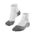 RU4 Endurance Short Calze da corsa Uomini - bianco, grigio