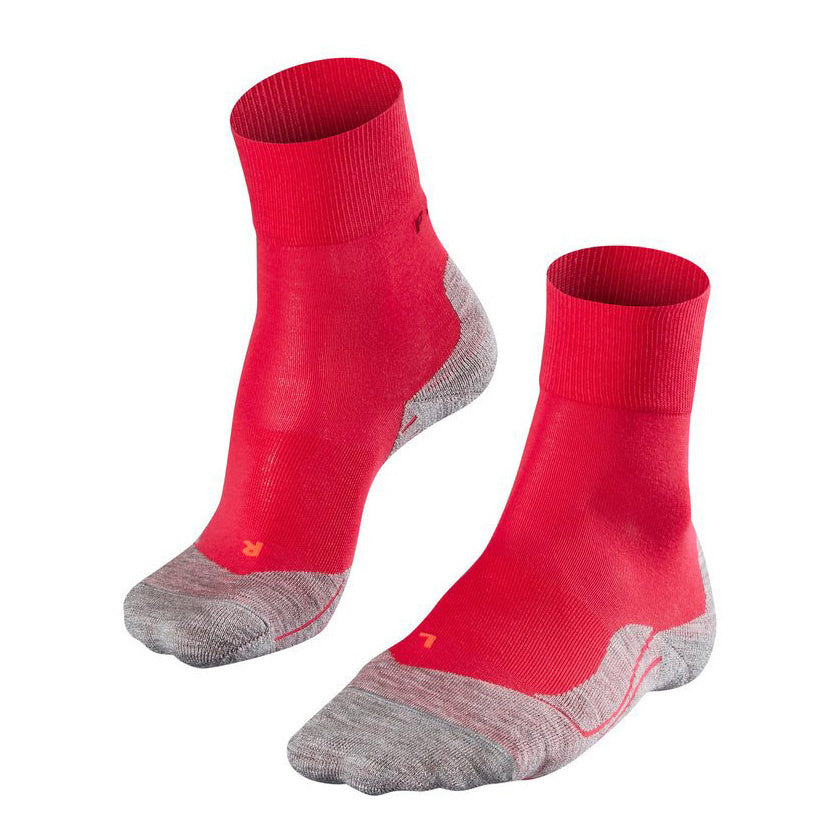 Falke RU4 Endurance Calze da corsa Donna - rosso, grigio
