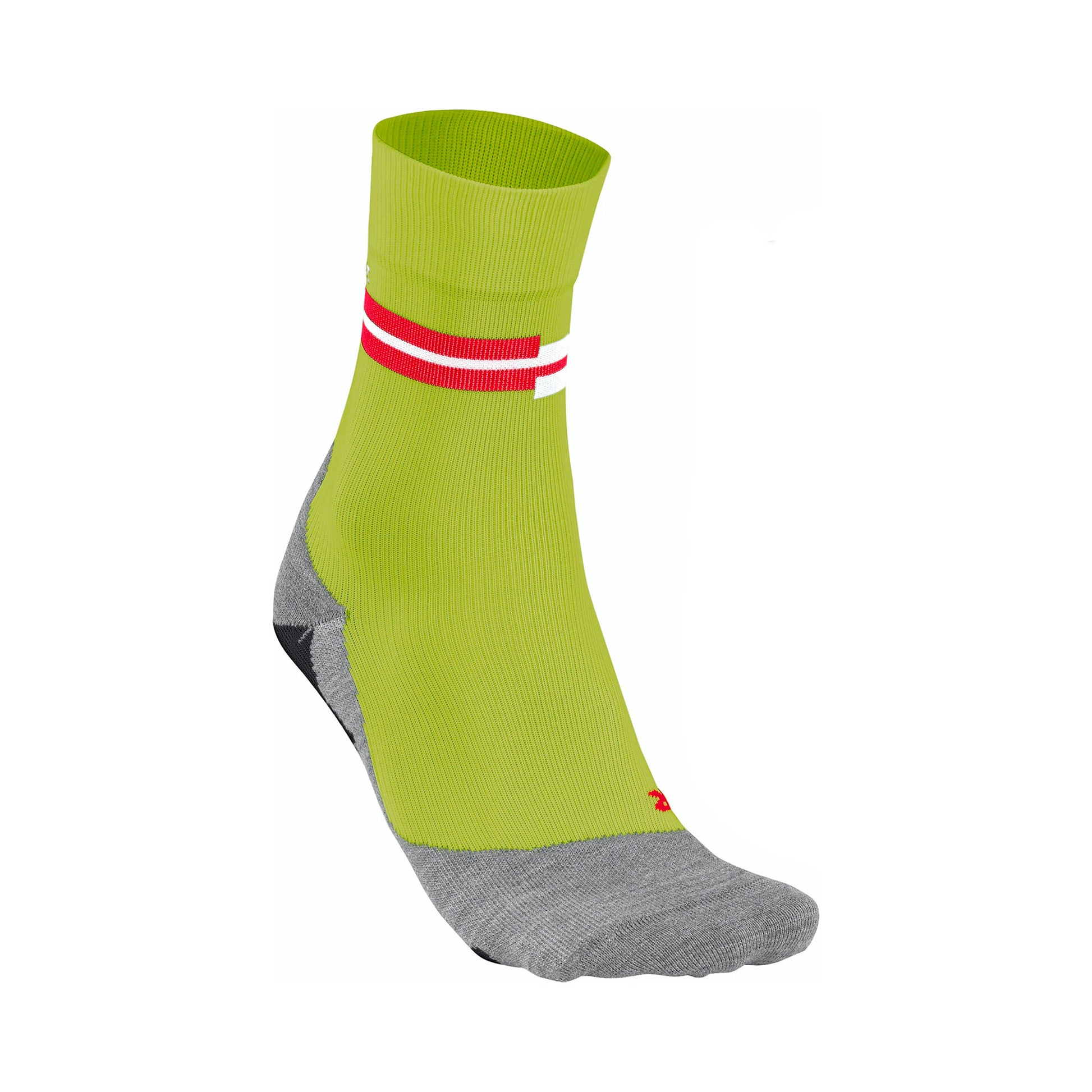 Falke RU5 Race Calze da corsa Uomini - verde, rosso
