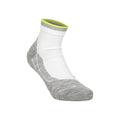 RU4 Endurance Short Reflect Calze da corsa Uomini - bianco, giallo
