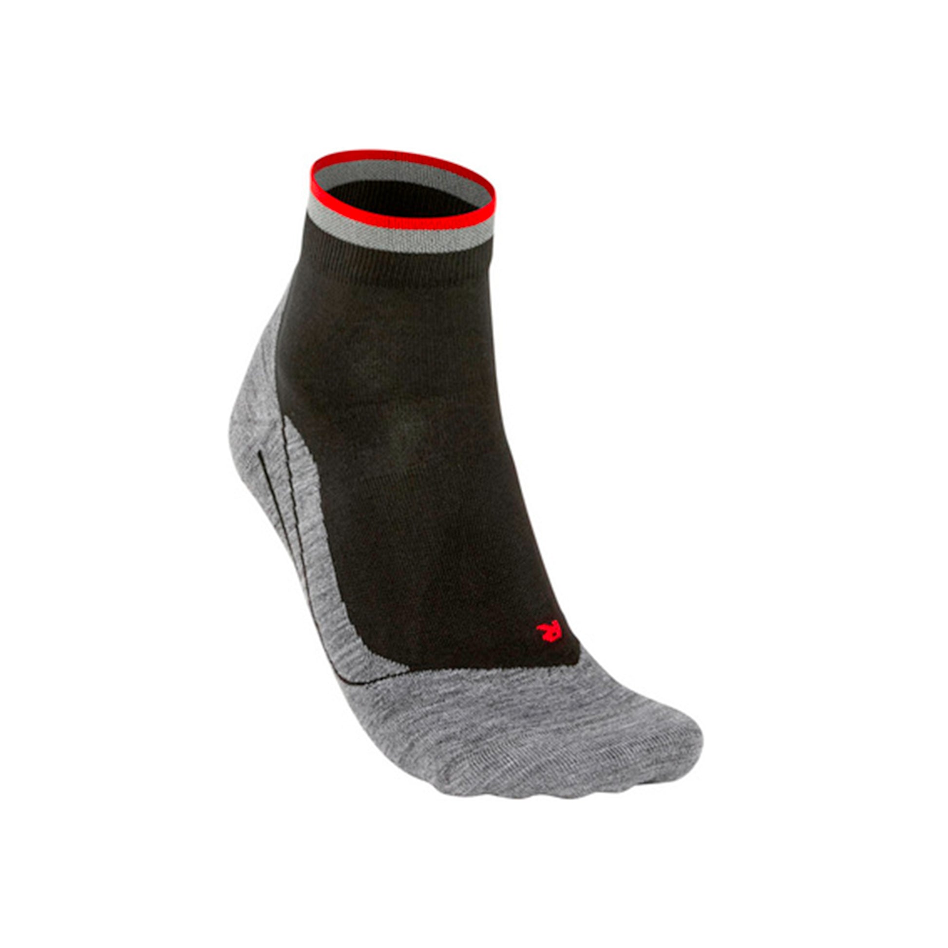 Falke RU4 Endurance Short Reflect Calze da corsa Uomini - nero, rosso