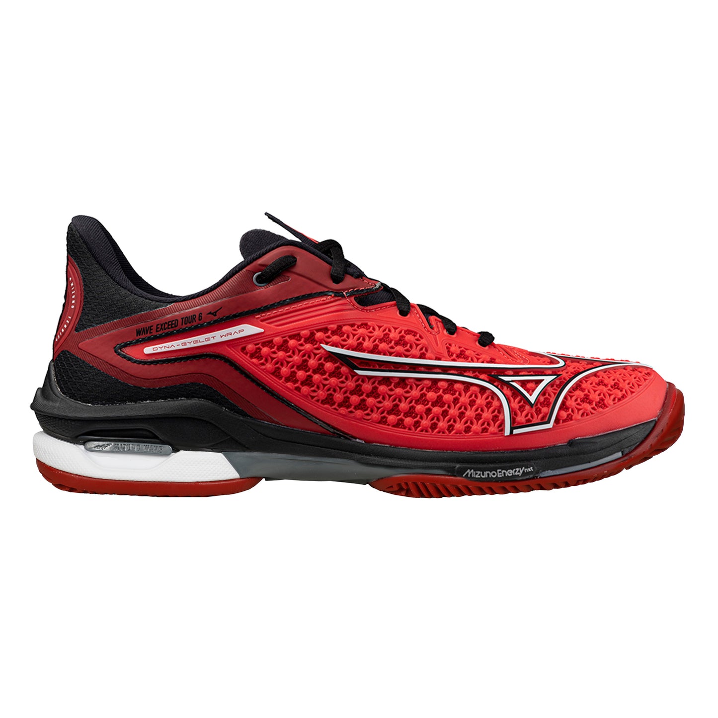 Mizuno Wave Exceed Tour 6 Scarpa per terra rossa Uomini - rosso, nero