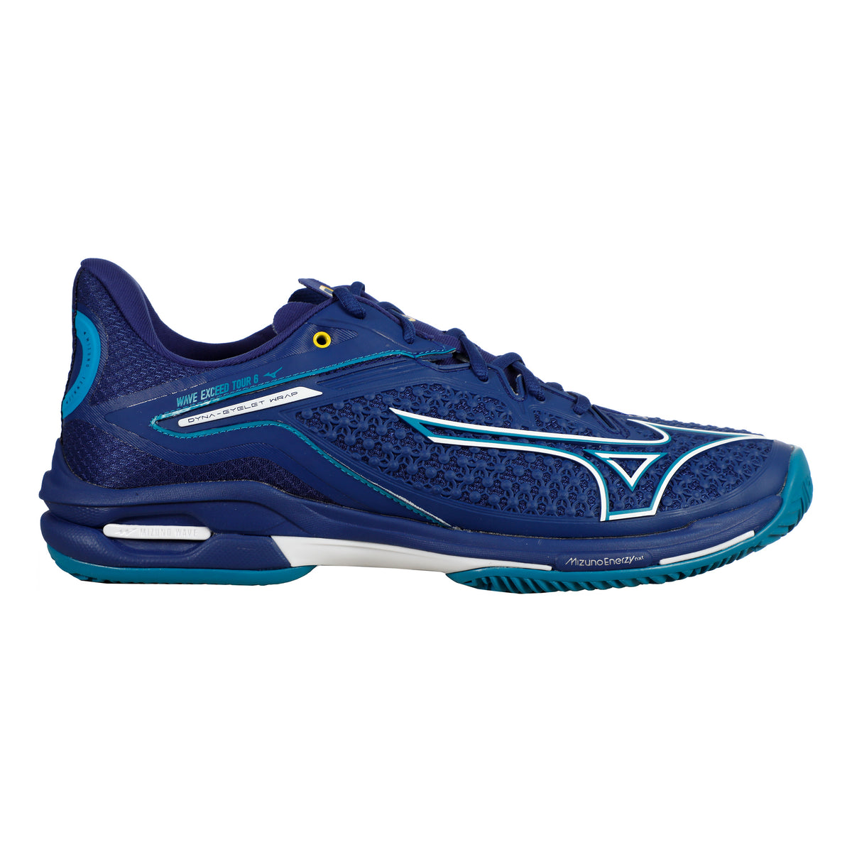 Mizuno Wave Exceed Tour 6 Scarpa per terra rossa Uomini - blu, bianco