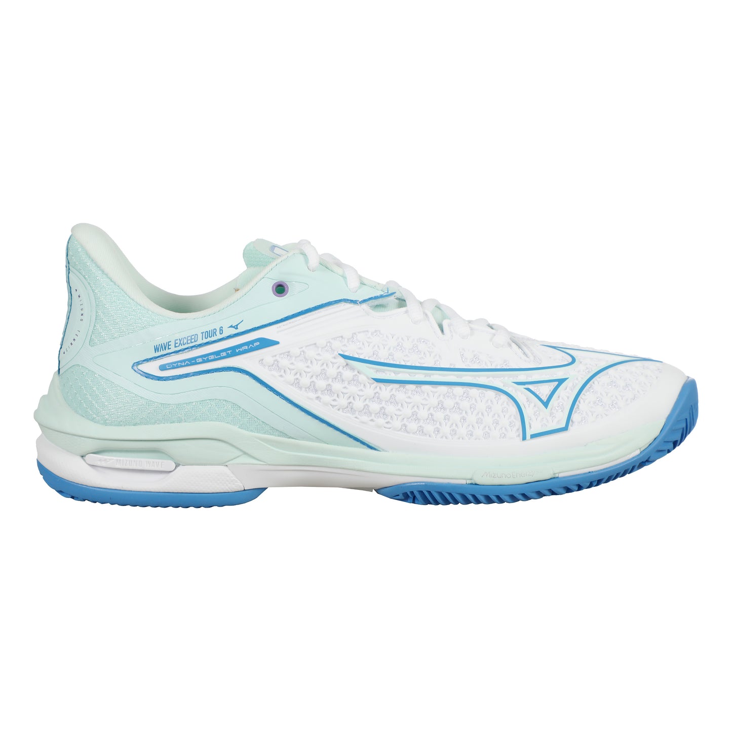 Mizuno Wave Exceed Tour 6 Scarpa Per Terra Rossa Donna-Bianco,Blu