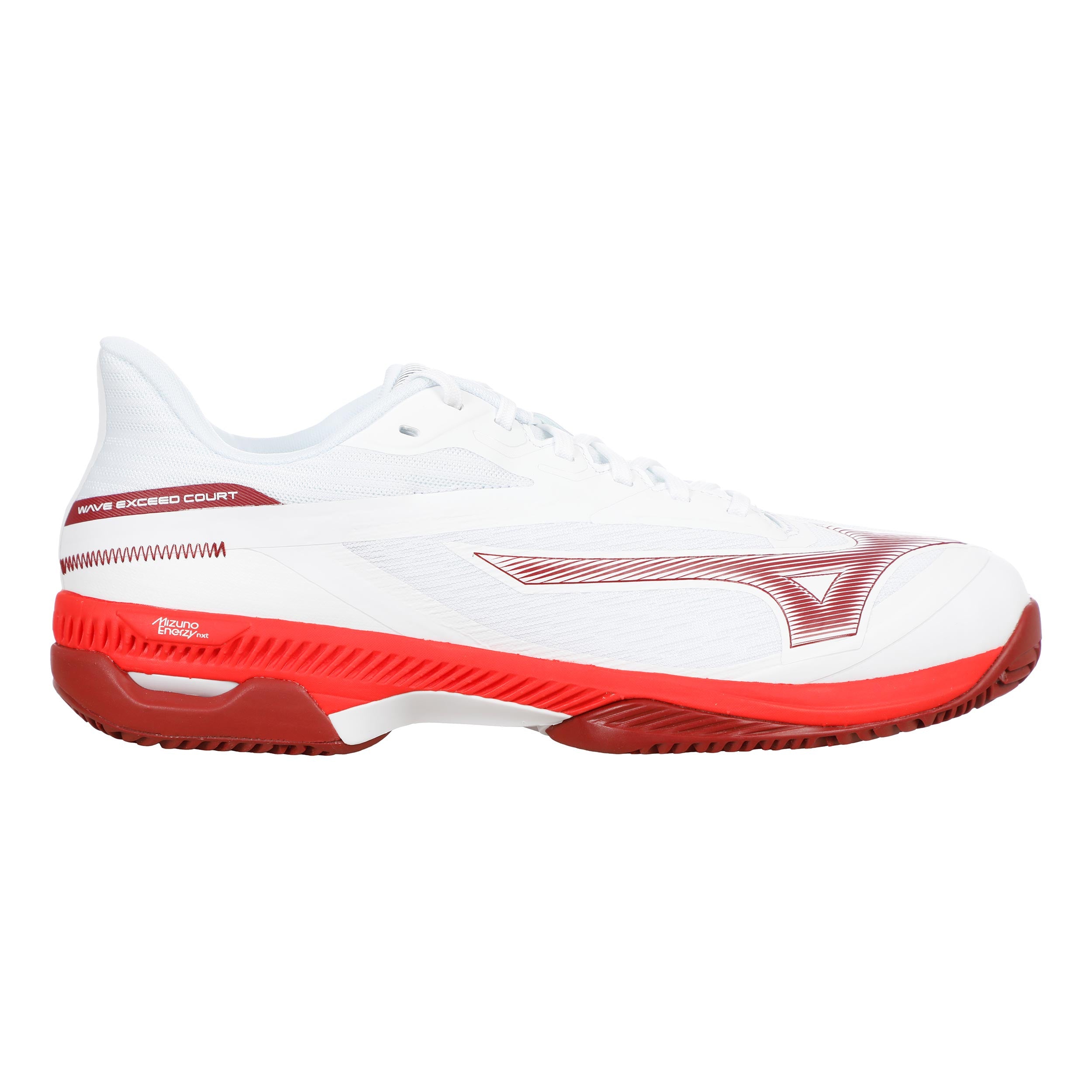 Wave Exceed Court Scarpa per terra rossa Uomini - bianco, rosso ...
