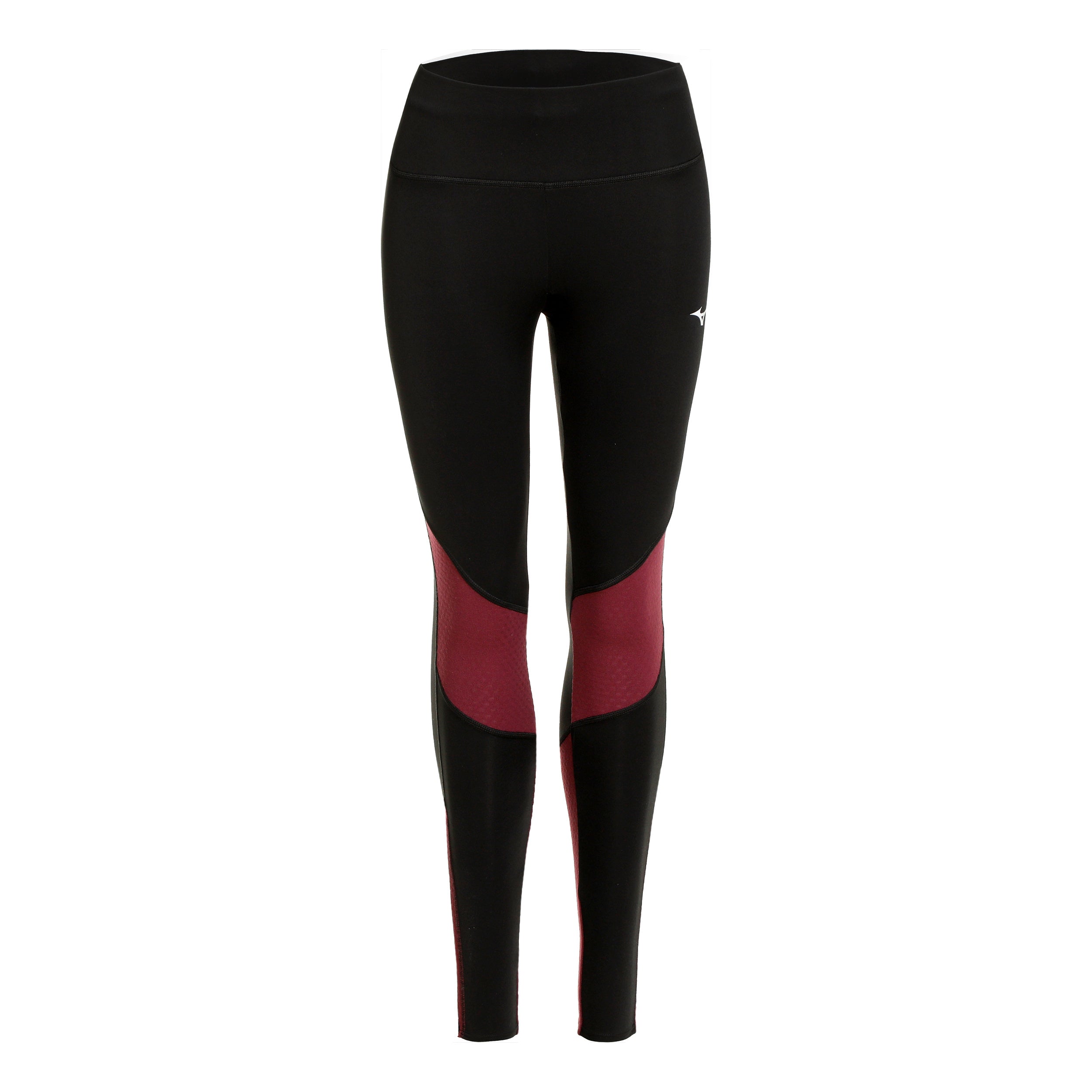Mizuno Warmalite Calzamaglia Da Corsa Donna-Nero,Rosso