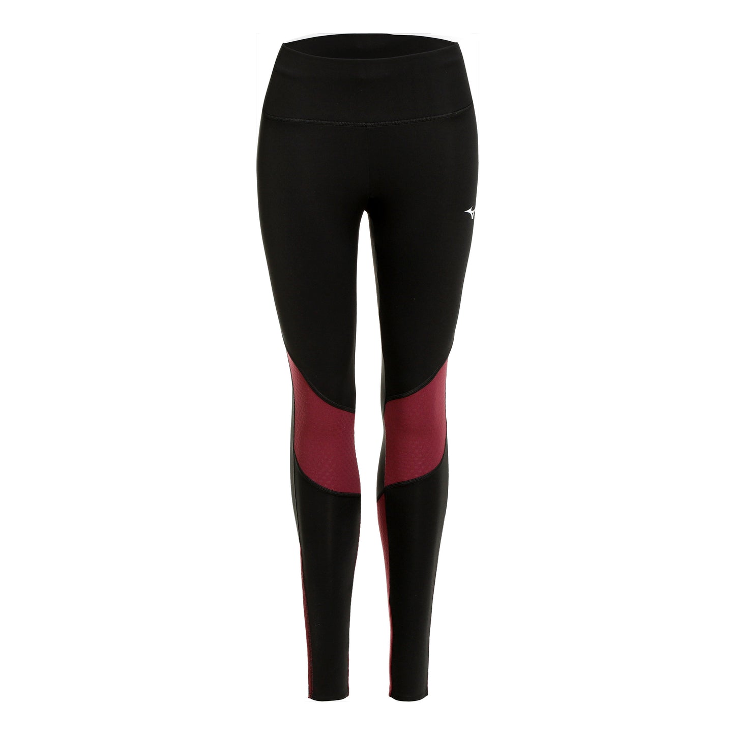 Mizuno Warmalite Calzamaglia Da Corsa Donna-Nero,Rosso