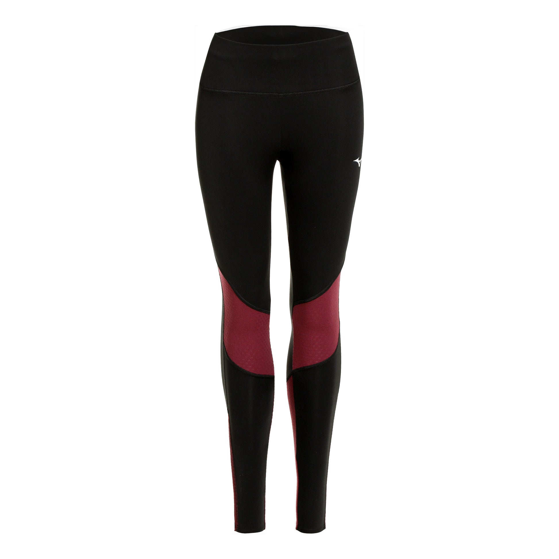 Mizuno Warmalite Calzamaglia Da Corsa Donna-Nero,Rosso
