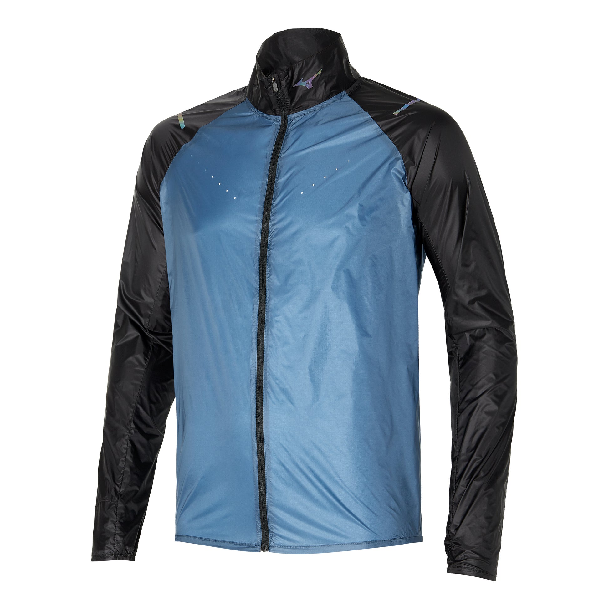 Mizuno Aero Giacca da corsa Uomini - blu,