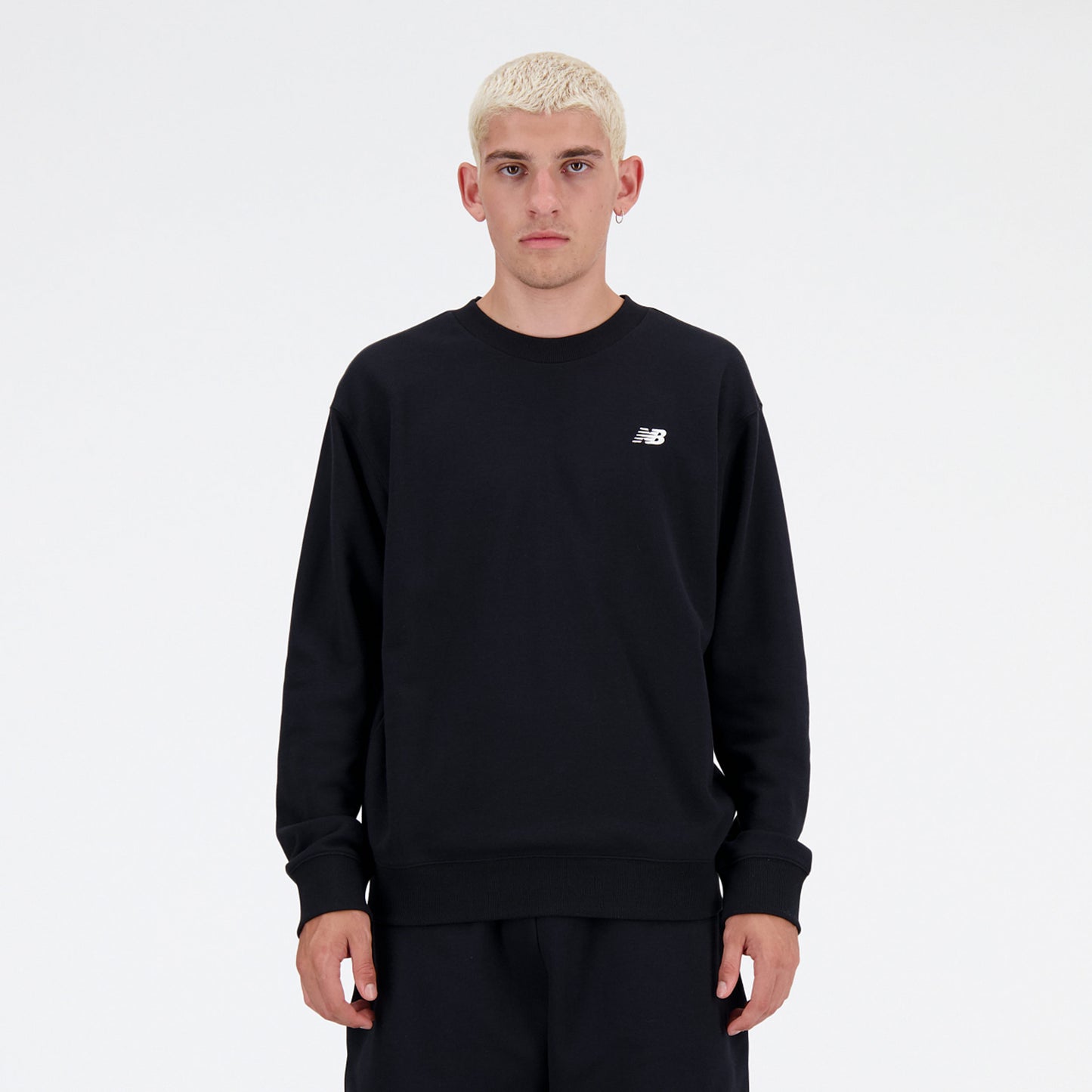 New Balance Essentials French Terry Felpa Uomini-Nero