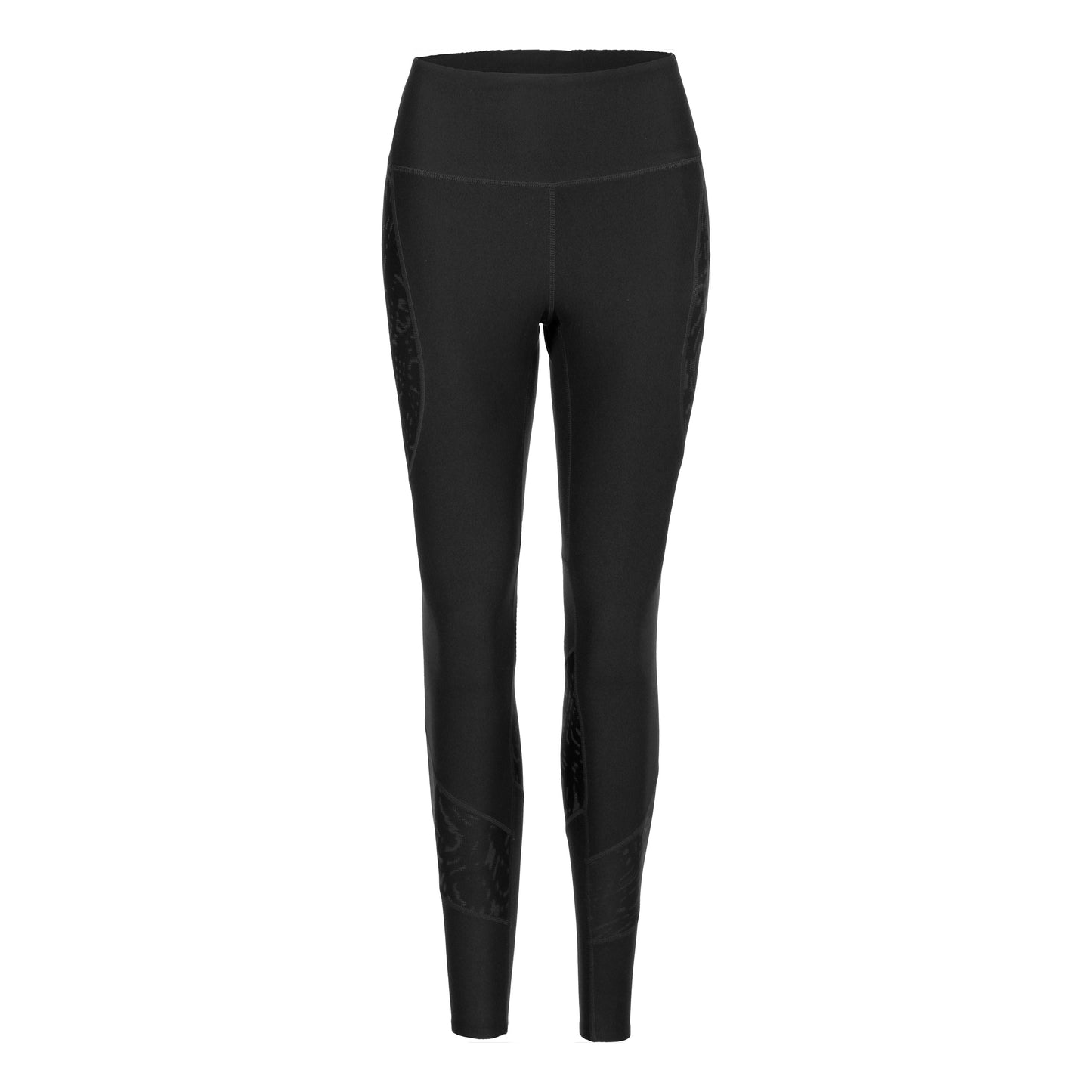 Puma Run All Over Print Brushed Ultraform Highwaist FL Calzamaglia Da Corsa Donna-Nero