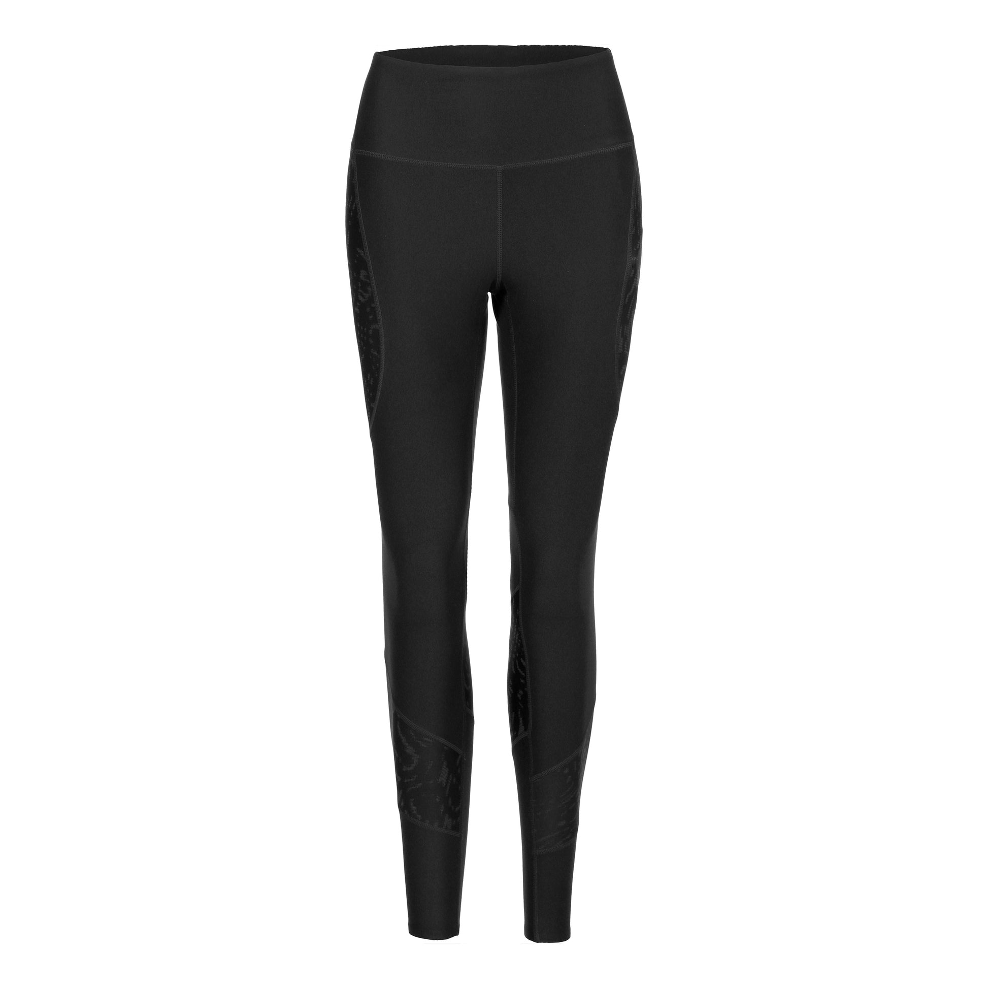 Puma Run All Over Print Brushed Ultraform Highwaist FL Calzamaglia Da Corsa Donna-Nero