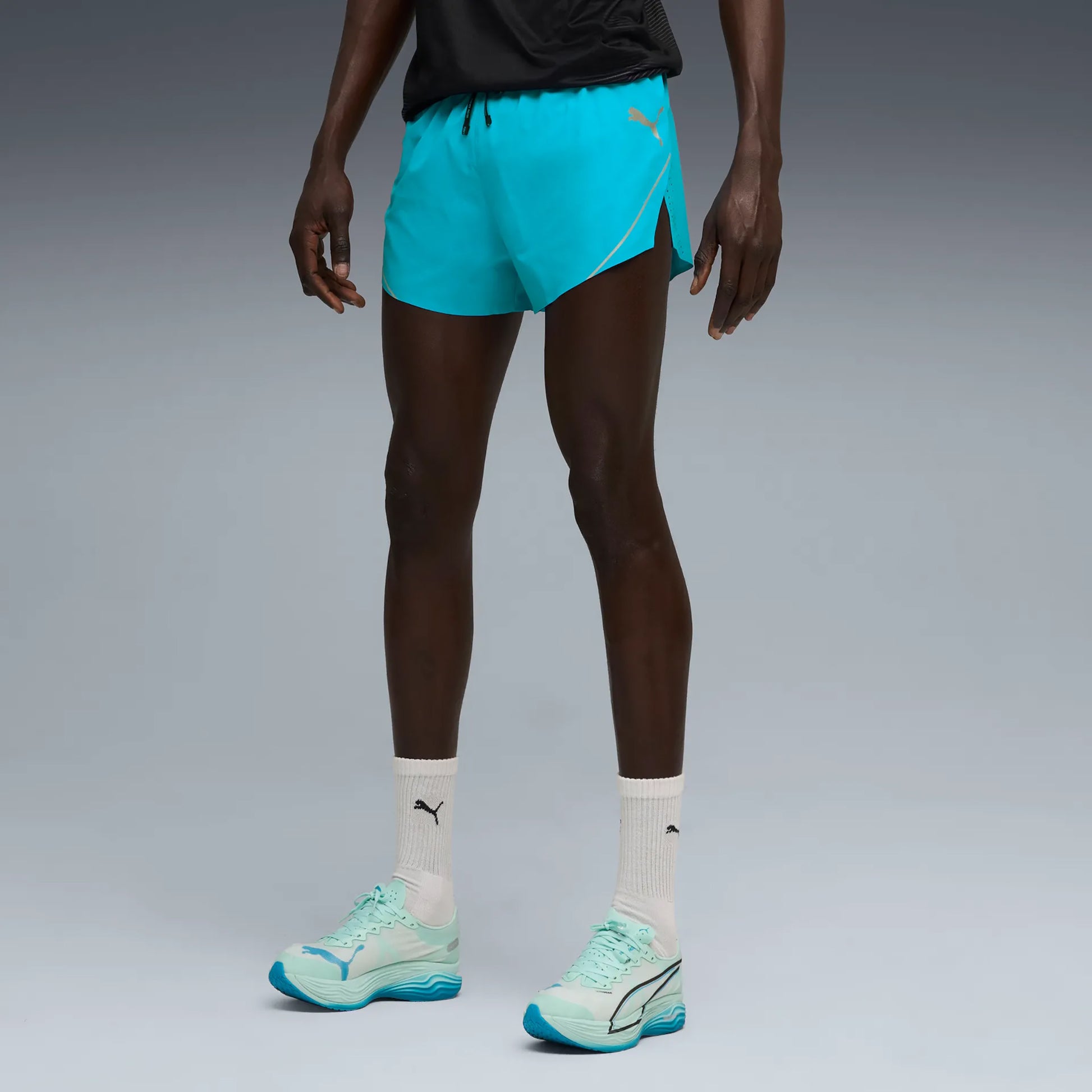 Puma Raceday Ultraweave 3in Split Pantaloncini Da Corsa Uomini-Blu