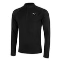 Velocity Cloudspun 1/4 Zip Camicia da corsa Uomini - nero,
