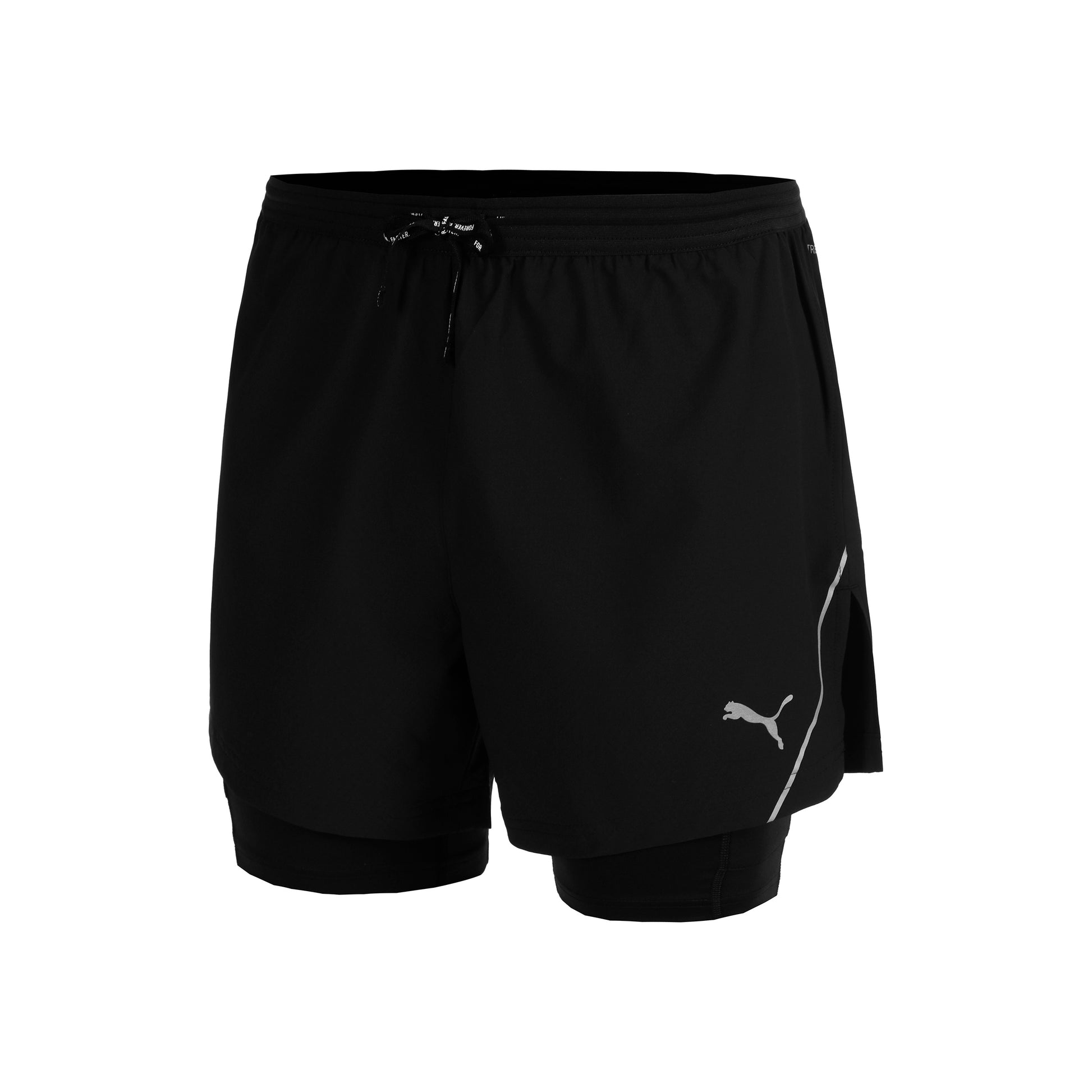 Puma Ultraweave 2in1 5in Pantaloncini da corsa Uomini - nero,