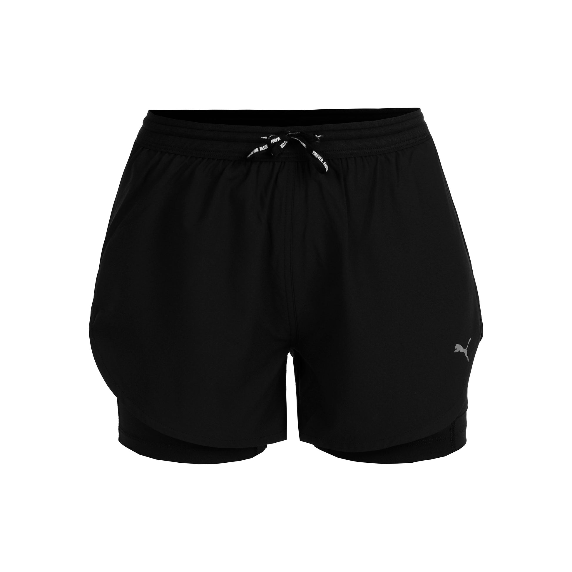 Puma Ultraweave 2in1 4in Pantaloncini da corsa Donna - nero,