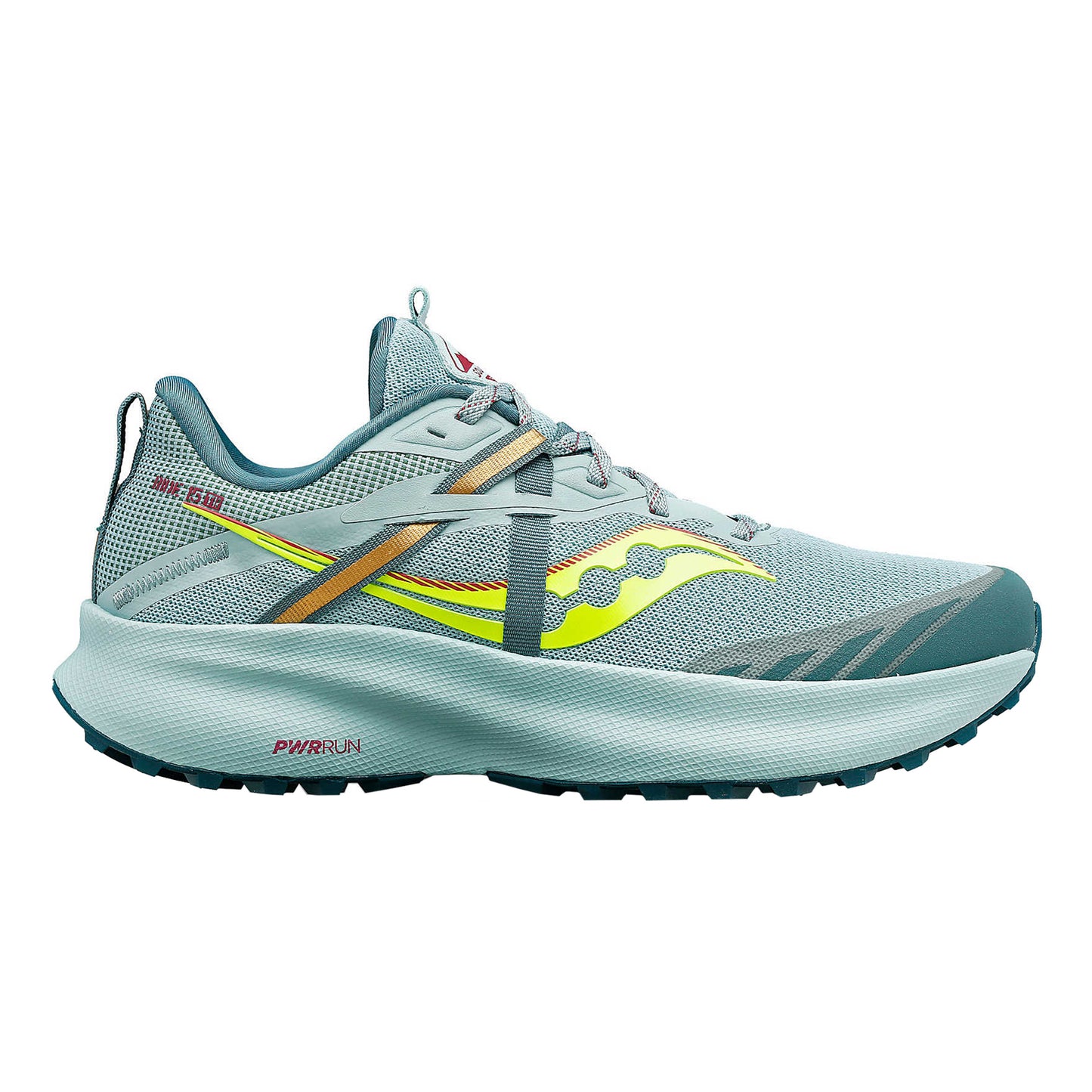 Saucony Ride 15 Tr Scarpa da trail Donna - blu chiaro, giallo
