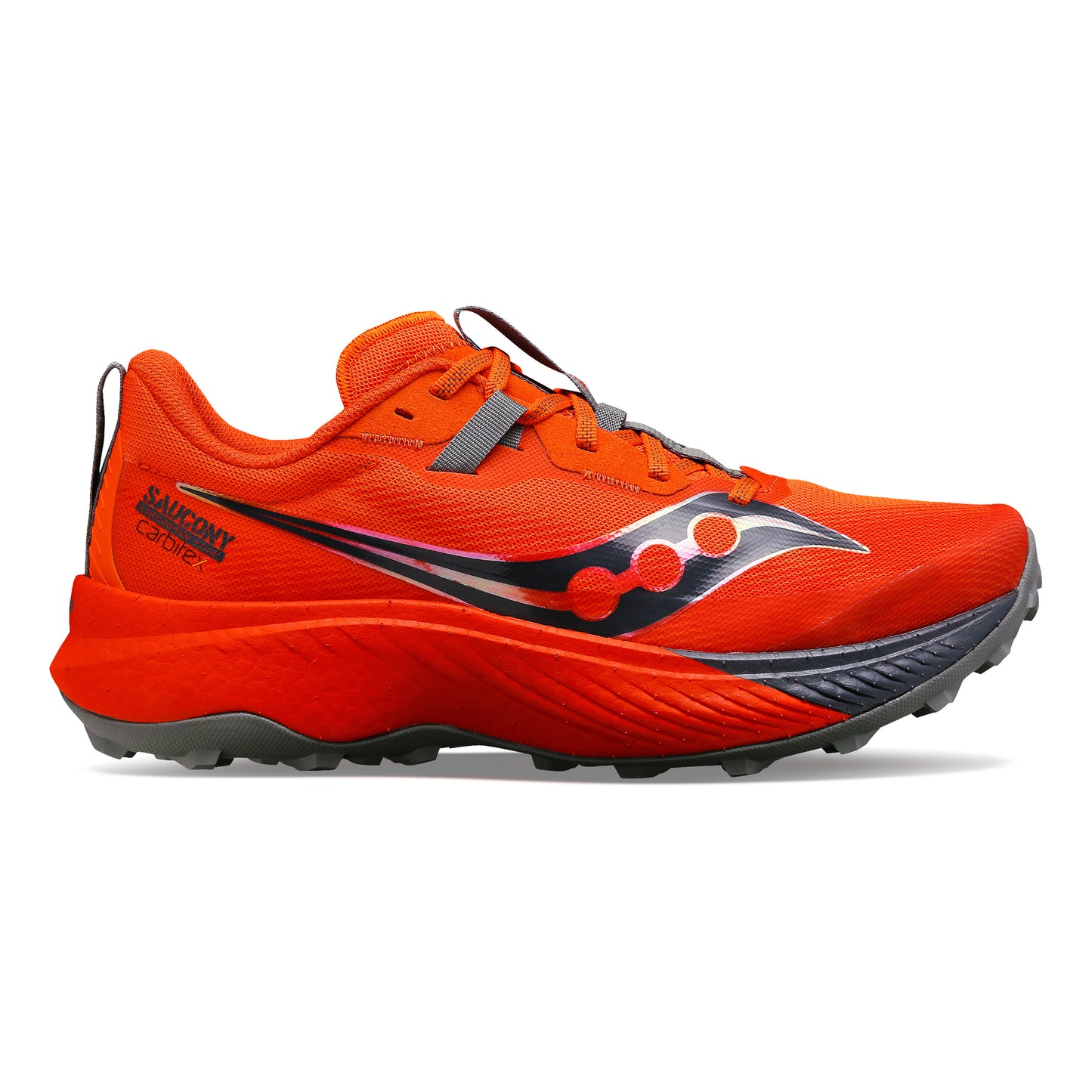 Saucony Endorphin Edge Scarpa da trail Uomini - rosso, nero