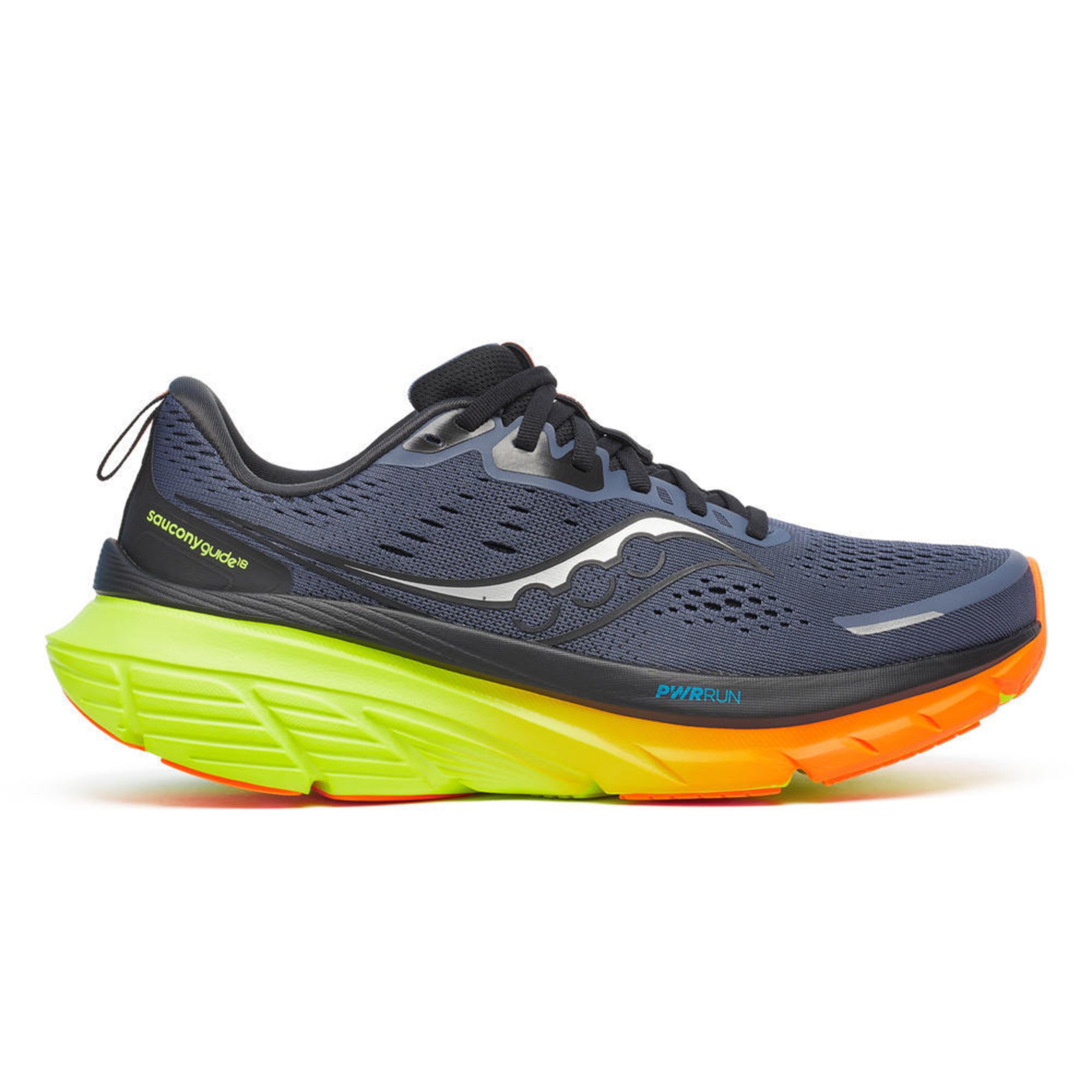 Saucony Guide 18 Scarpa Stabile Uomini-Grigio,Multicolore