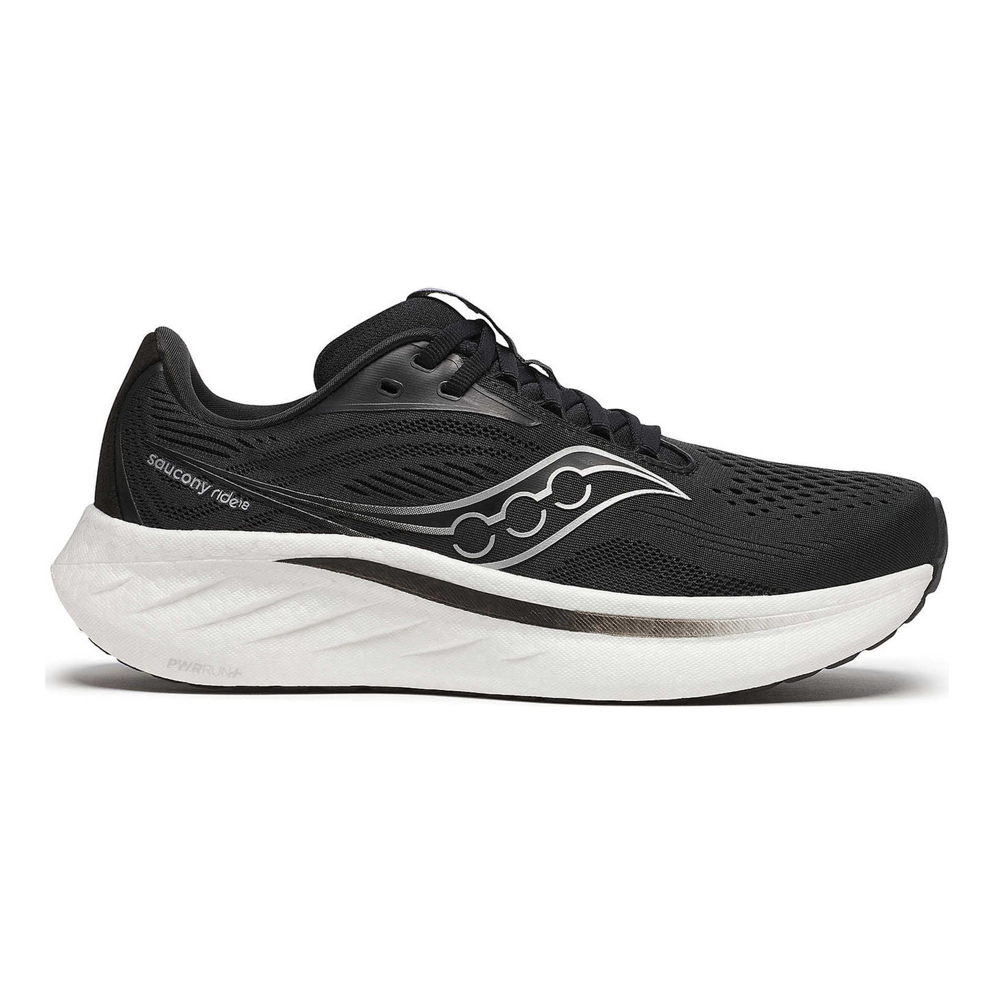 Saucony Ride 18 Scarpe Neutrali Donna-Nero,Bianco