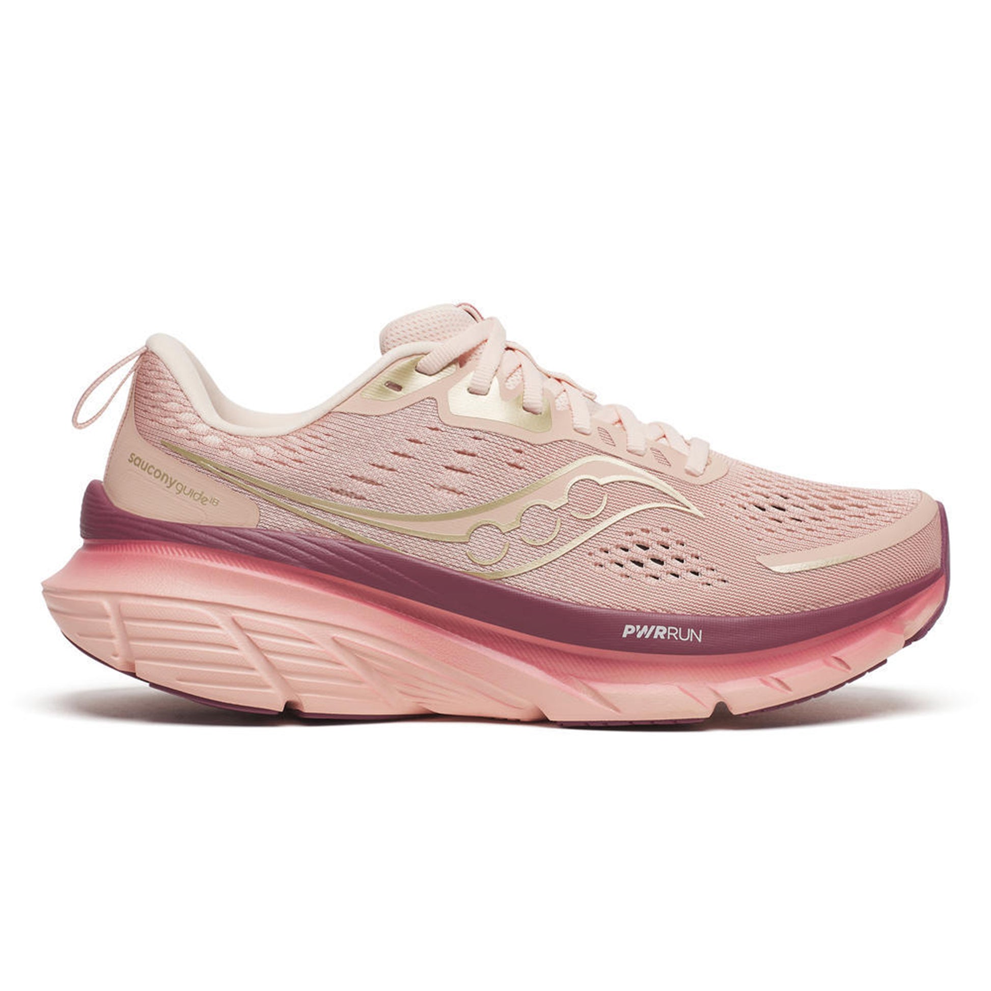 Saucony Guide 18 Scarpa Stabile Donna-Rosa