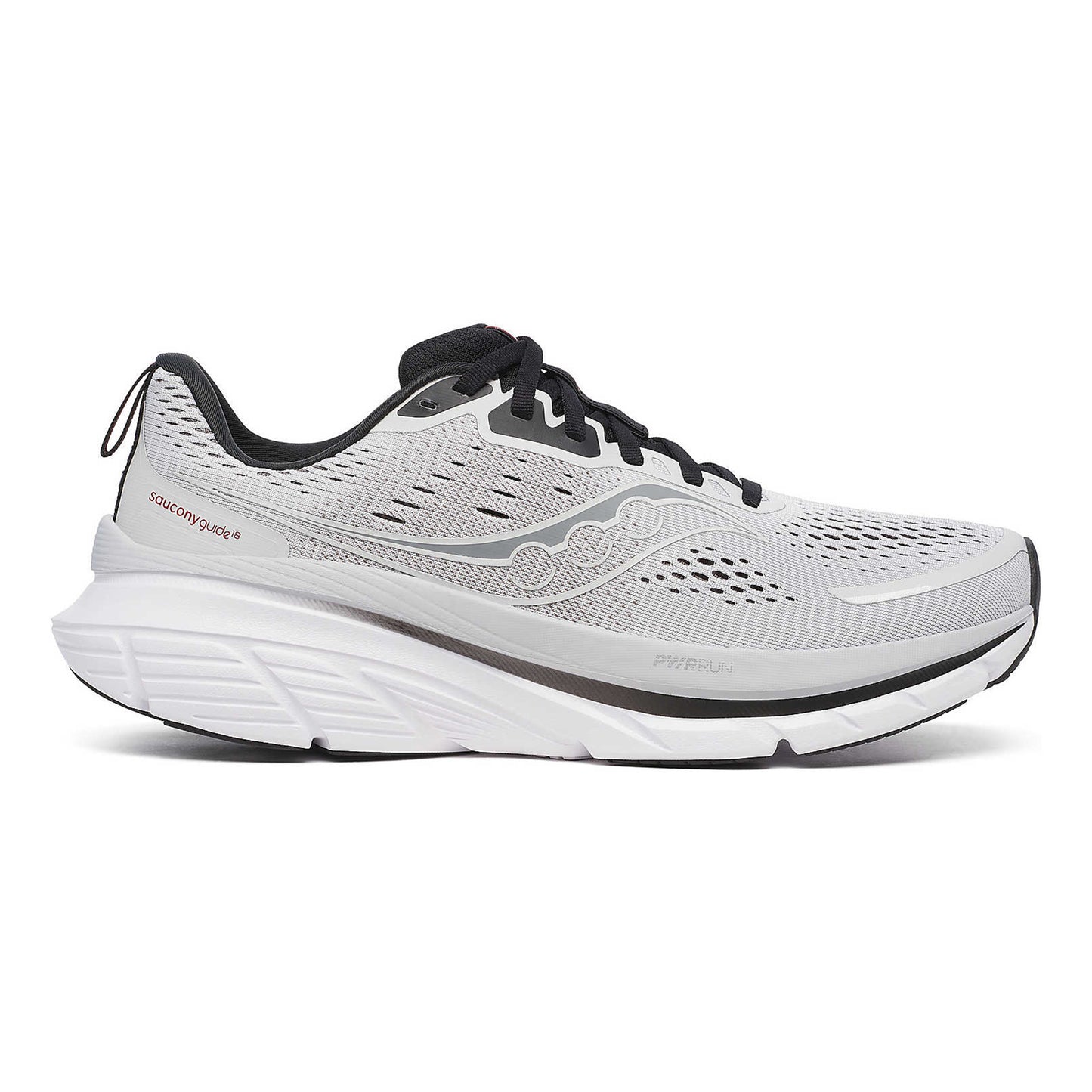Saucony Guide 18 Scarpa Stabile Uomini-Bianco,Nero