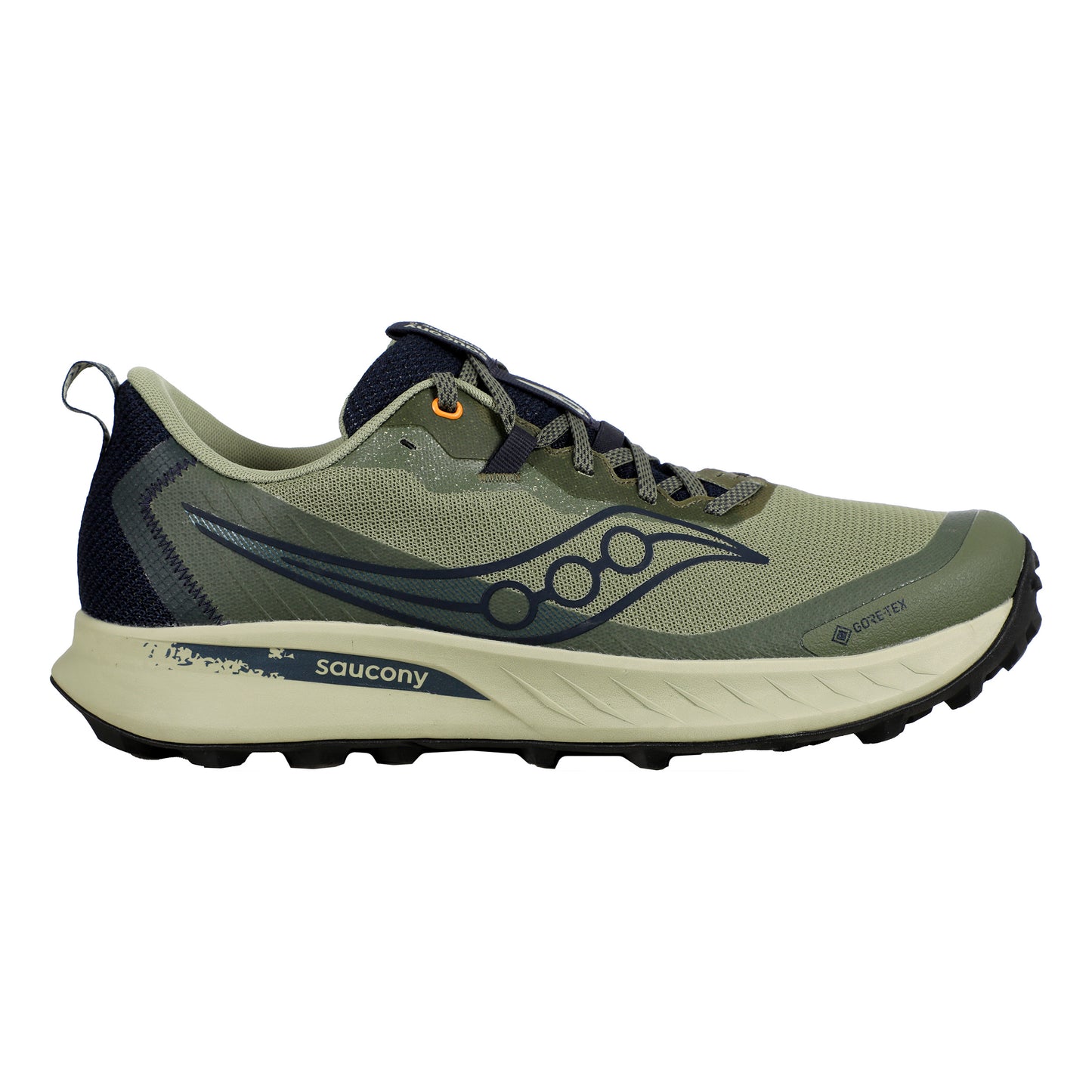 Saucony Peregrine 15 GTX Scarpa Da Trail Uomini-Verde,Blu Scuro
