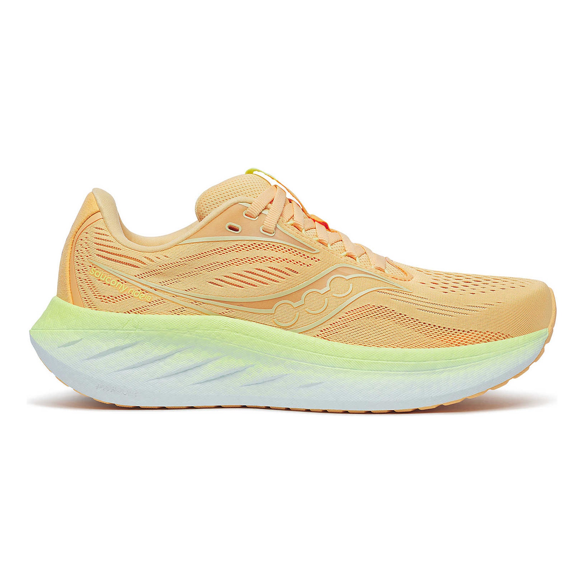 Saucony Ride 18 Scarpe neutrali Donna - albicocca, giallo