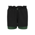 2in1 Active 365 5in Pantaloncini Da Corsa Donna-Nero,Verde Scuro