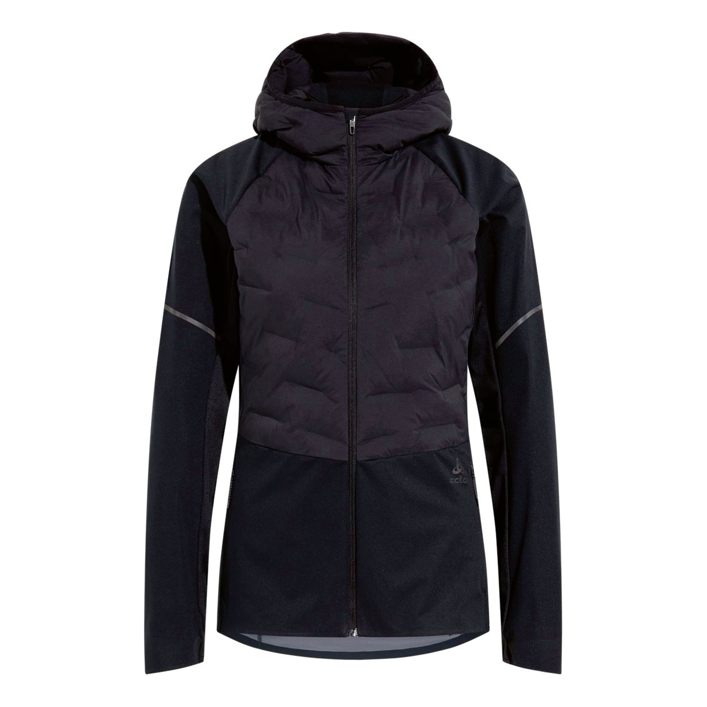 Odlo Zeroweight Insulator Giacca Da Corsa Donna-Nero