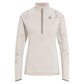 Zeroweight Ceramiwarm Reflective Mid Layer Half-Zip Top da corsa Donna - grigio chiaro,