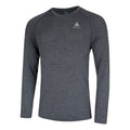 Essential Seamless Crew Neck Manica lunga Uomini - antracite,