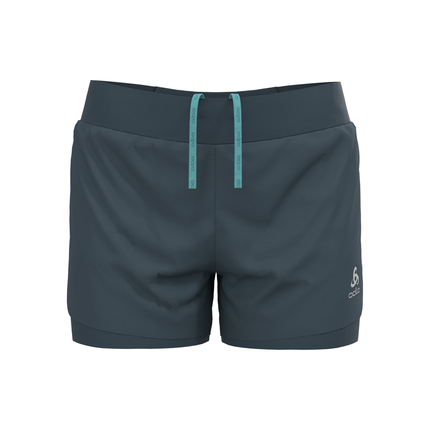 Odlo Zeroweight 3inch 2in1 Pantaloncini da corsa Donna - grigio scuro,
