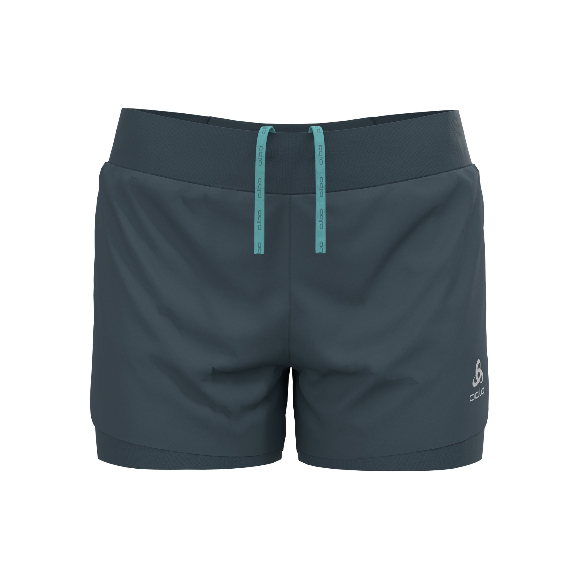 Odlo Zeroweight 3inch 2in1 Pantaloncini da corsa Donna - grigio scuro,
