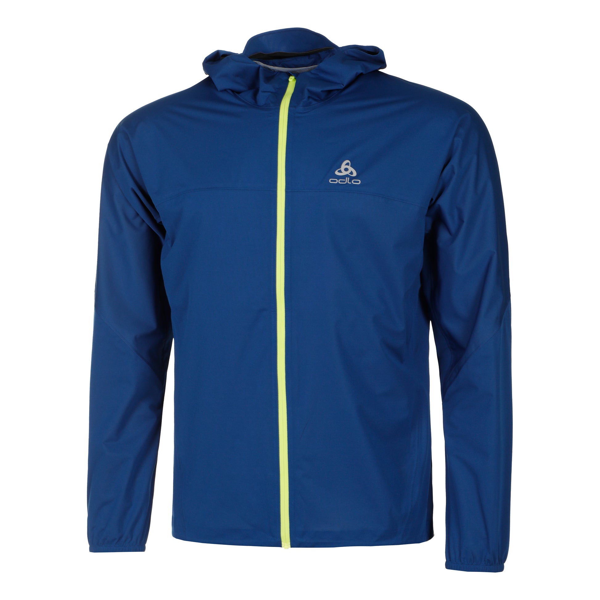 Odlo X-Alp Waterproof  Giacca da corsa Uomini - blu scuro, verde chiaro