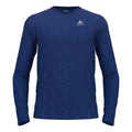 Essential Seamless Crew Neck Manica lunga Uomini - blu scuro,