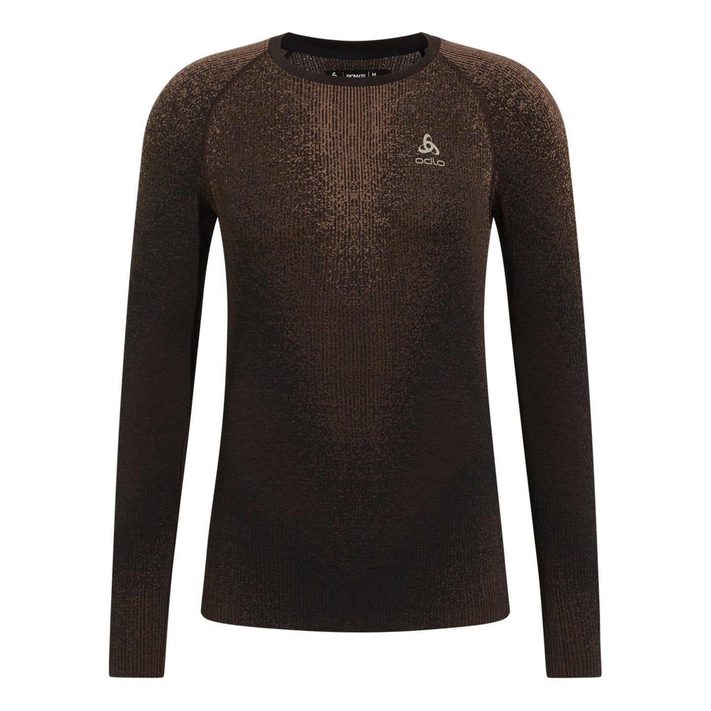 Odlo Performance Warm Blackcomb Crew Neck Gilet Uomini-Marrone