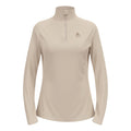Essential Ceramiwarm Mid Layer 1/2 Zip Camicia Da Corsa Donna-Crema