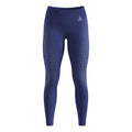 Performance Warm Eco Big Logo Bottom Long Calzamaglia Donna-blu