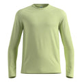 Essential Seamless Crew Neck Manica lunga Uomini-lime
