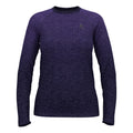 Essential Seamless Crew Neck Manica lunga Donna - blu scuro,