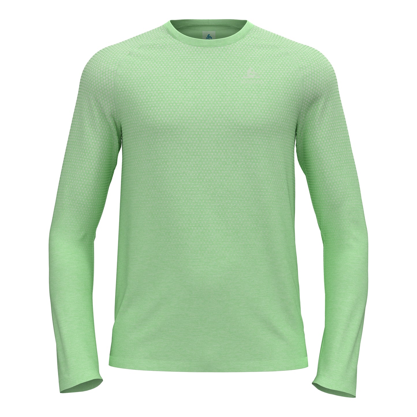 Odlo Essential Seamless Crew Neck Manica lunga Uomini - mint,
