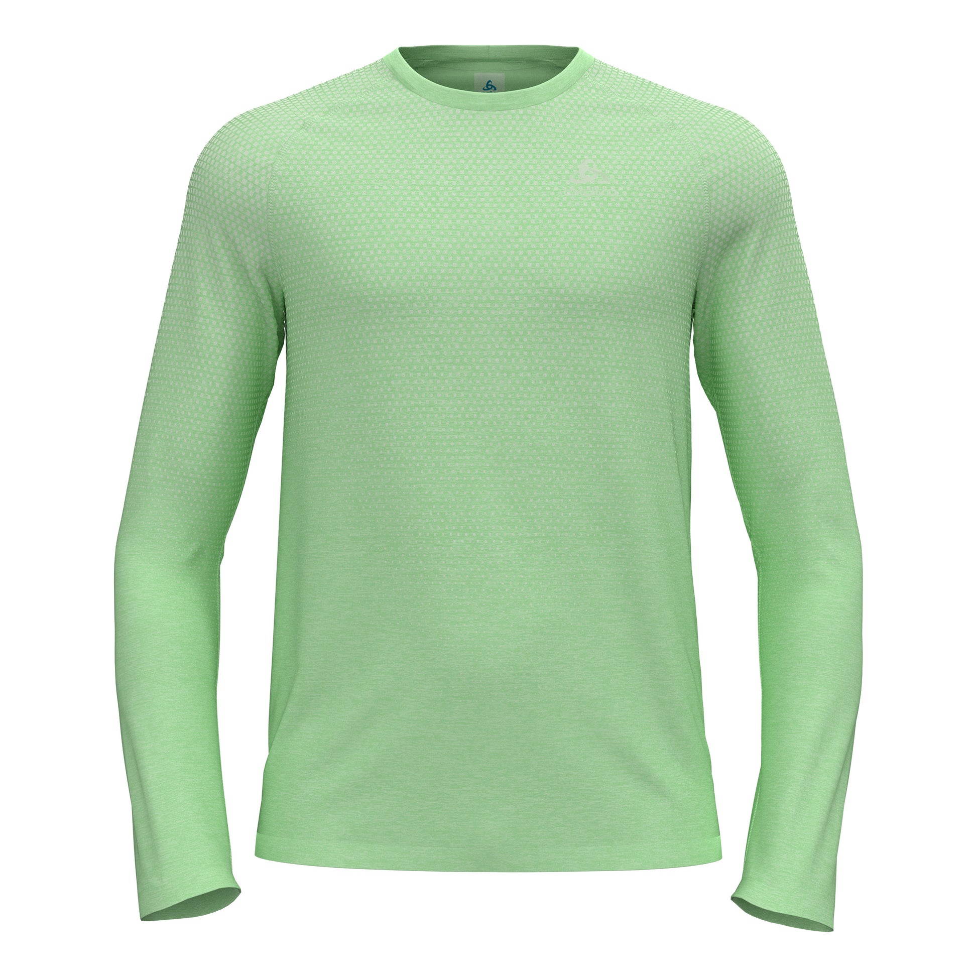 Odlo Essential Seamless Crew Neck Manica lunga Uomini - mint,