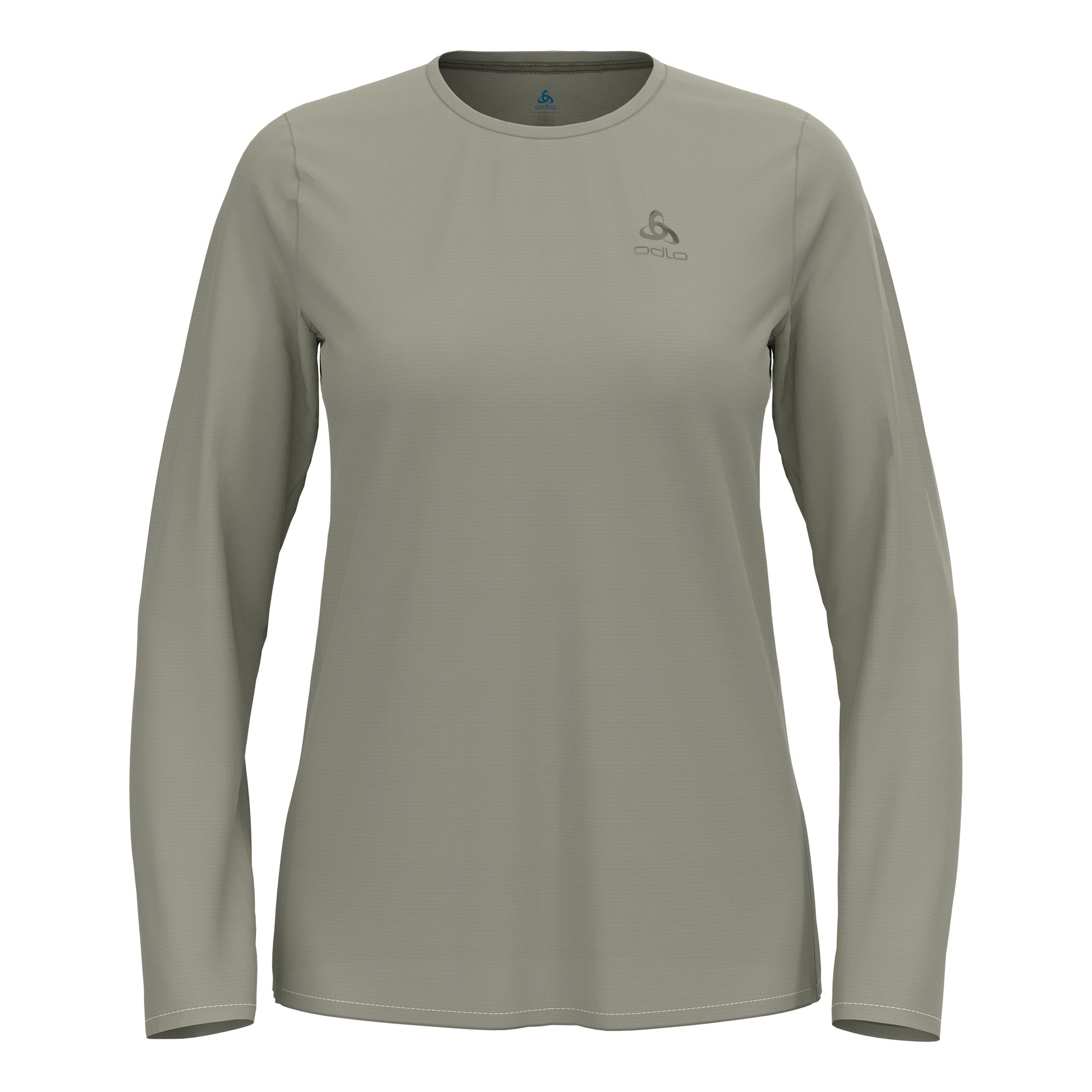 Odlo Zeroweight Chill-Tec  Camicia da corsa Donna - cachi