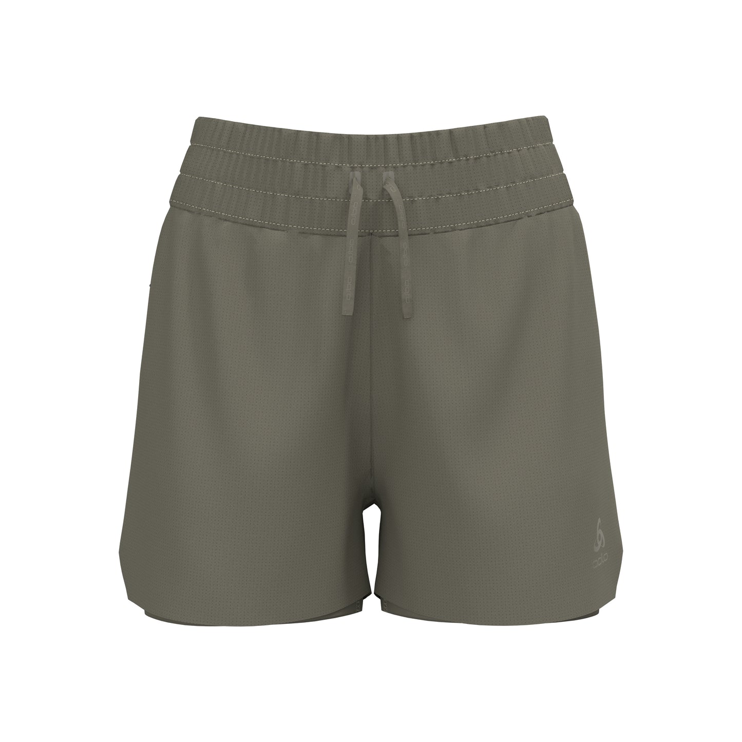Odlo Zeroweight 3in 2in1 Pantaloncini da corsa Donna - cachi,