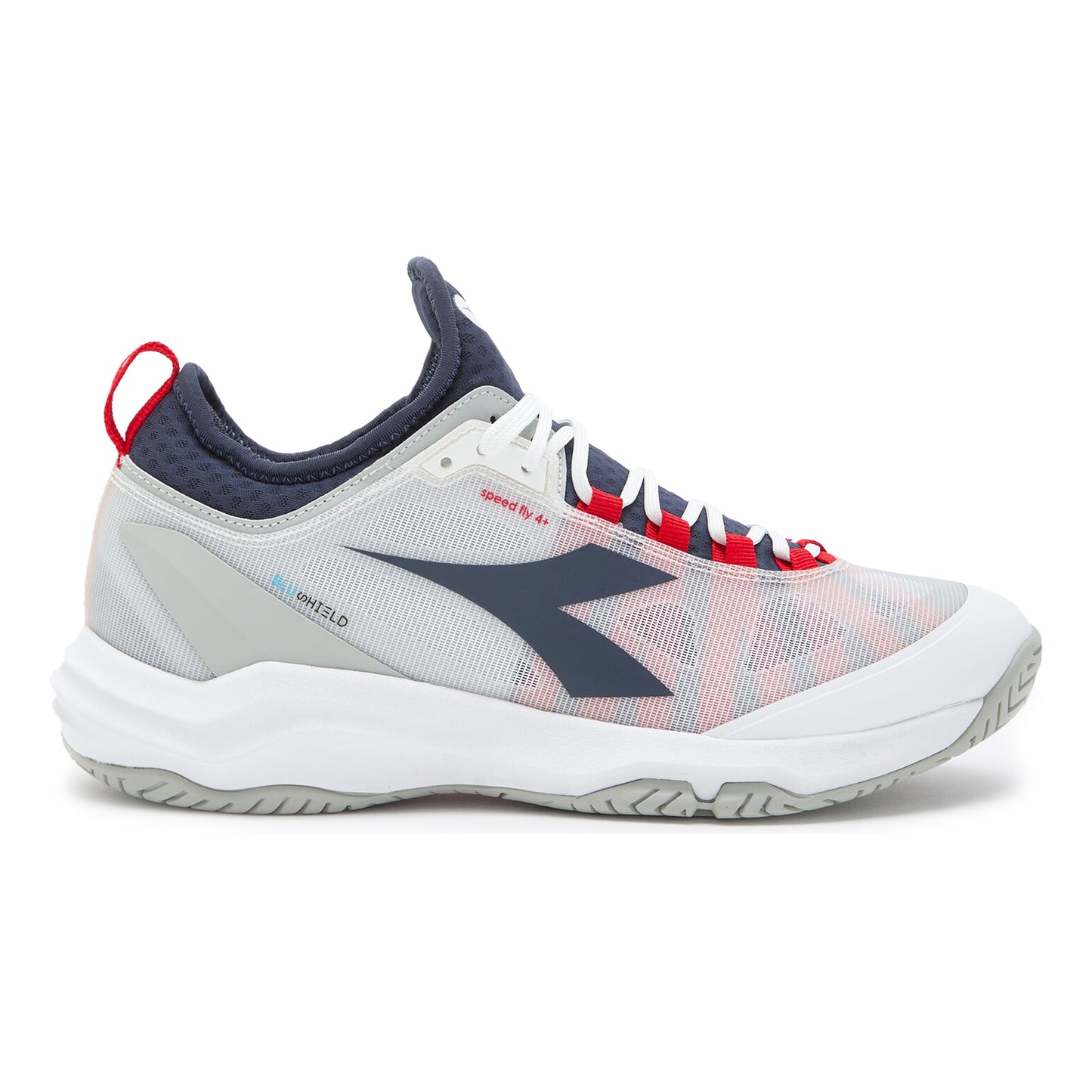 Diadora Speed Blushield Fly 4+ Scarpa per tutte le superfici Uomini - bianco, blu