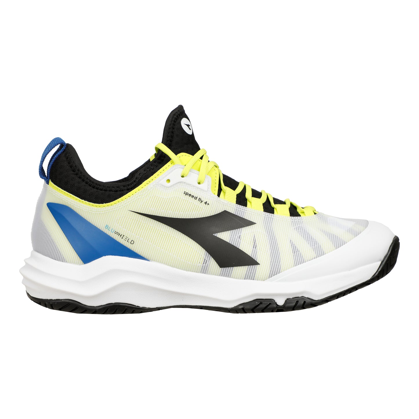Diadora Speed Blushield Fly 4+ Scarpa Per Tutte Le Superfici Uomini-Bianco,Nero