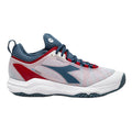 Speed Blushield Fly 4 + Scarpa Per Tutte Le Superfici Uomini-Bianco,Color Petrolio